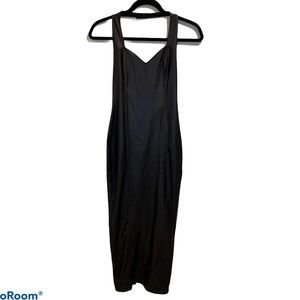 Sexy Peter Domenie Black Pleather Dress Sz XS